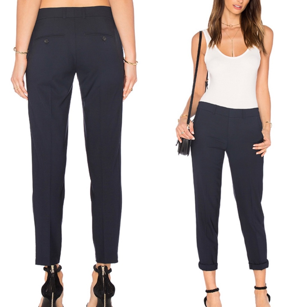 VINCE Side Strapping Pant in Coastal